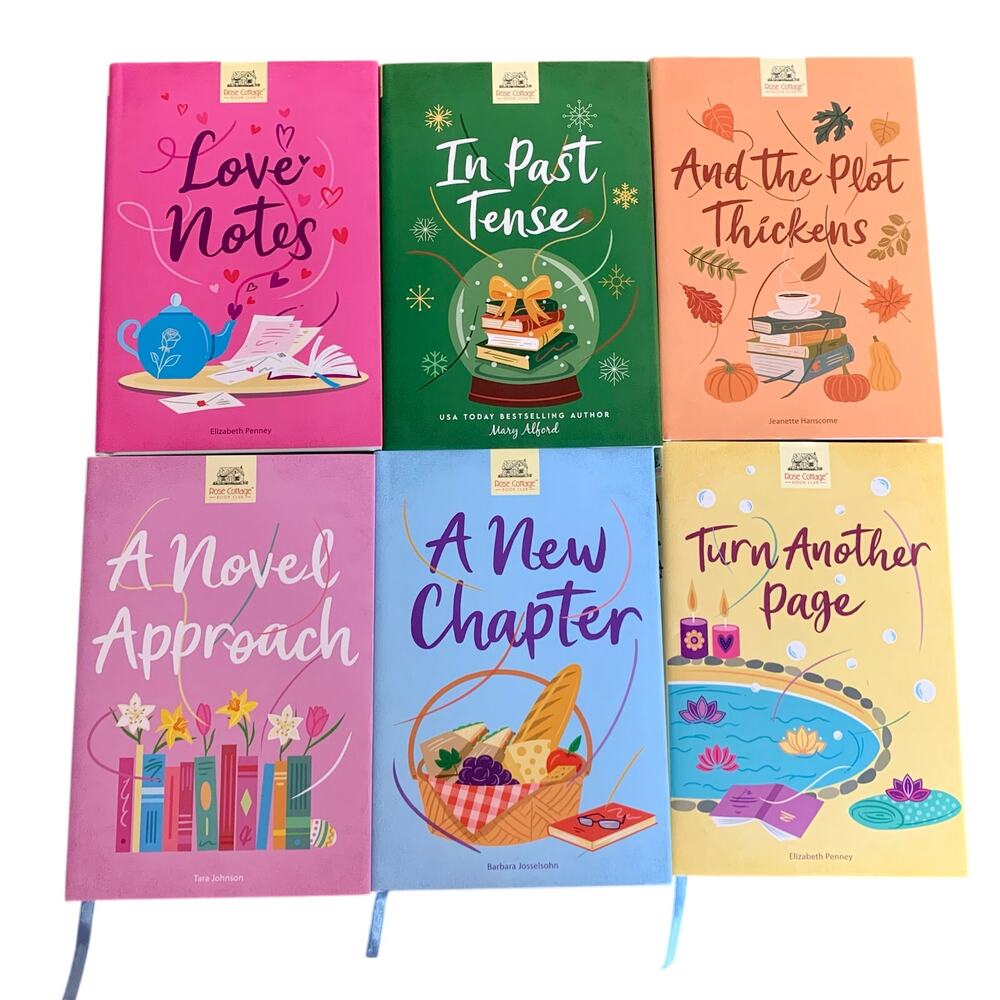Rose Cottage Book Club Books 6 HCDJ New Chapter Turn Another Page In Past Tense
